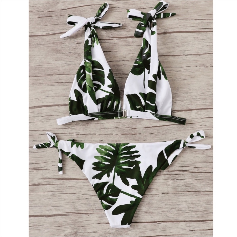 Palm Print Bikini - Picture 2 of 4